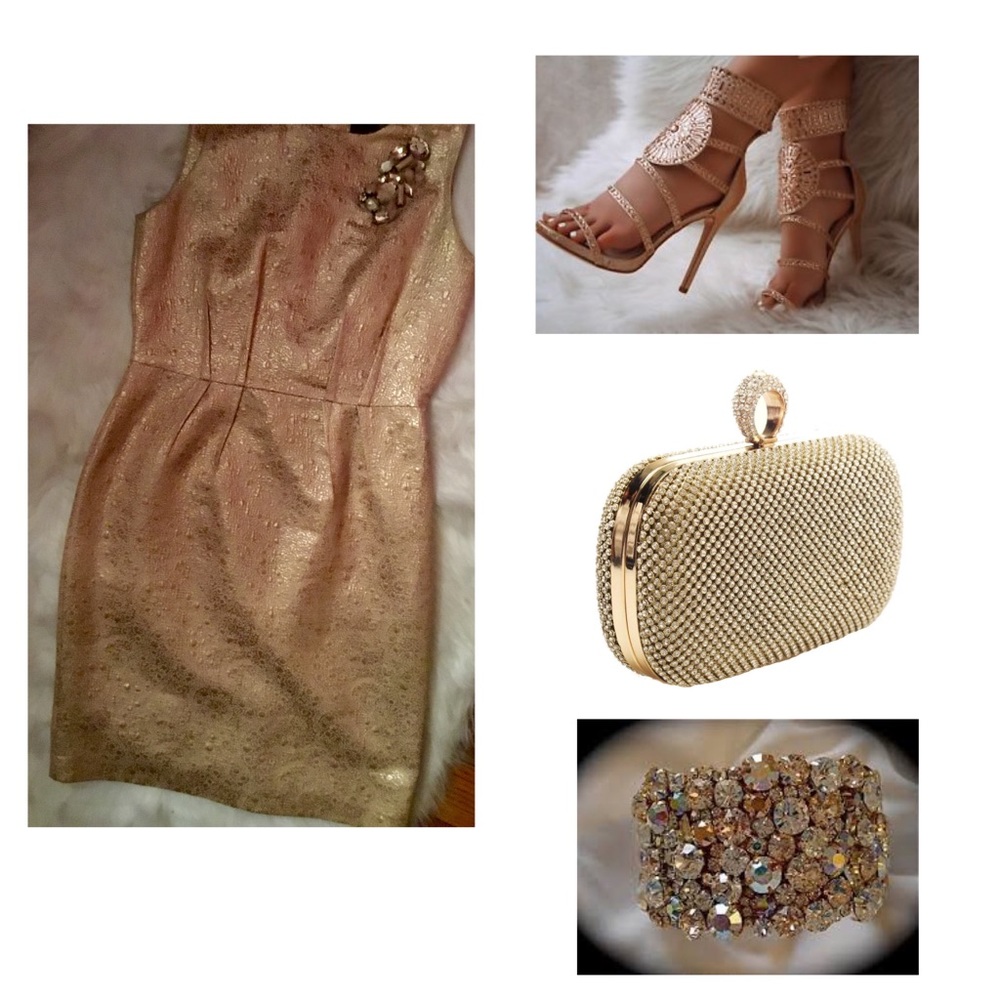 Sassy Dress with Brooch